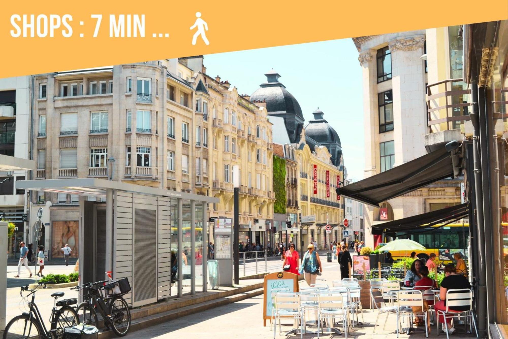 Apartamento So Guest- Pepite De Charme Proche Cathedrale, Climatisation Parking Reims Exterior foto